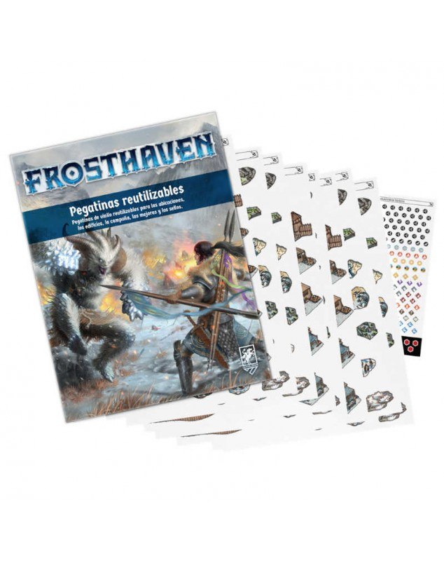 Frosthaven Pegatinas Reutilizables