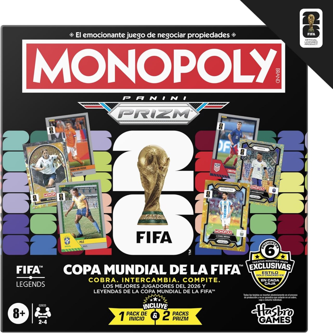 Monopoly Panini Prizm: Copa Mundial de la FIFA