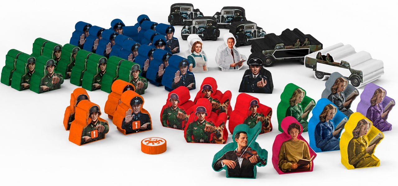 Resistencia holandesa: ¡La casa Orange vencerá! - Deluxe Wooden Components Set