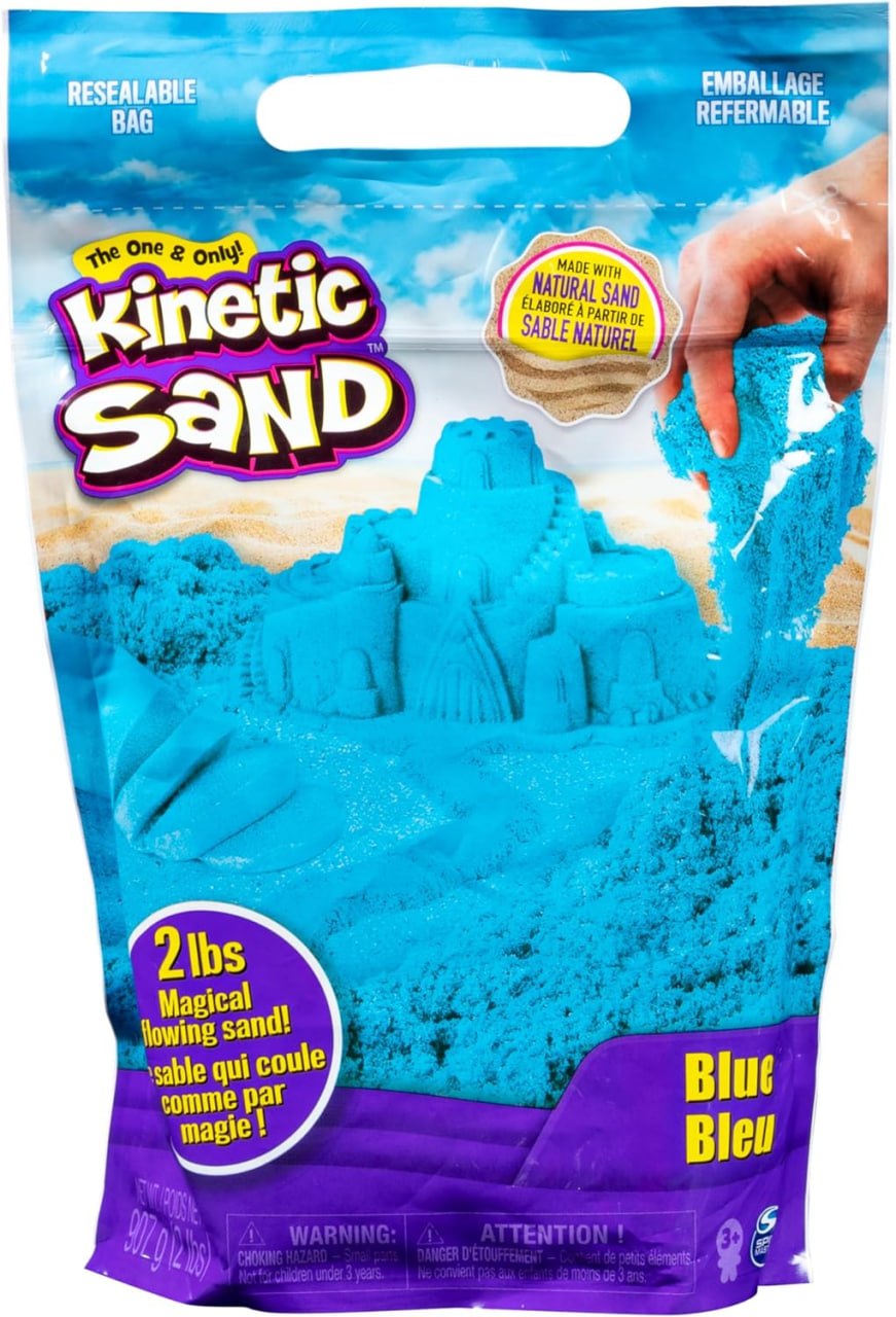 Kinetic Sand - 907 g de Arena Mágica Azul