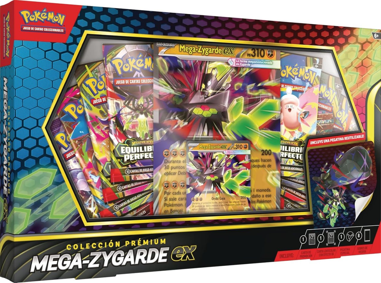 Pokémon JCC Colección Prémium Mega‐Zygarde Ex