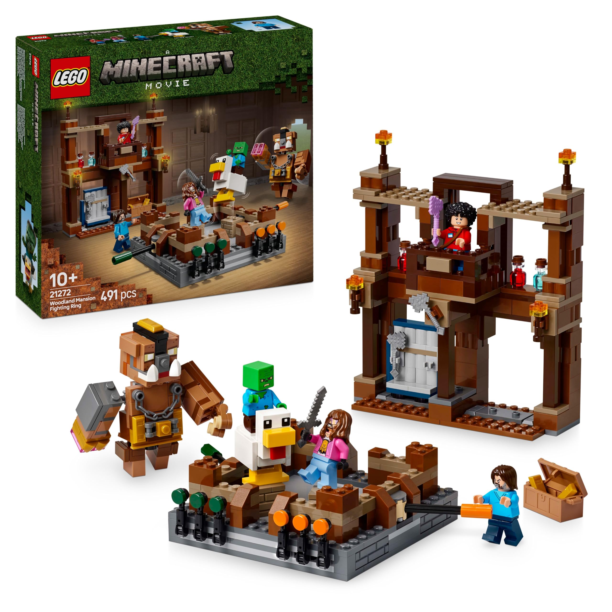 Lego Minecraft el Ring de Combate de la Mansión del Bosque (21272)