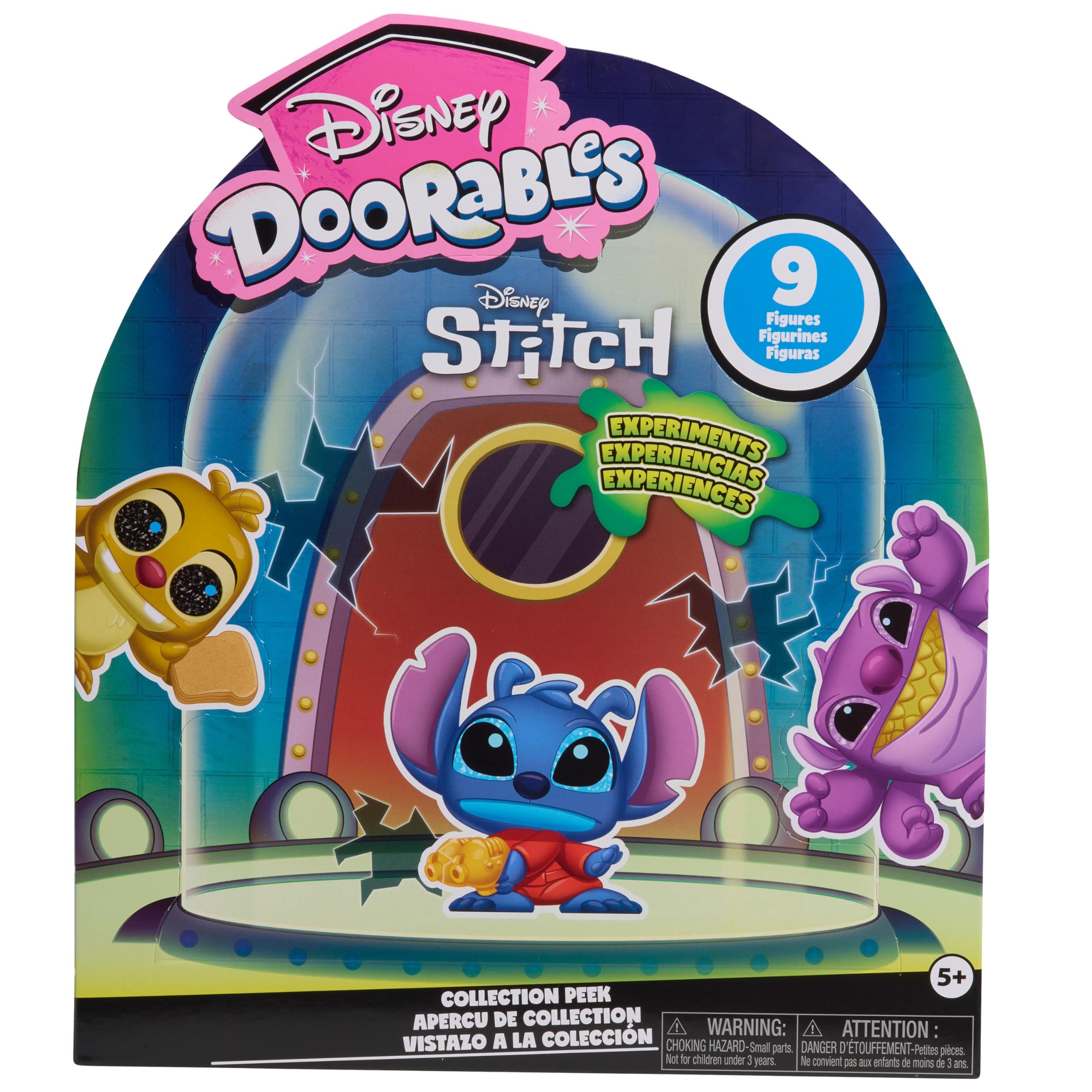 Disney Doorables Stitch Experiments Collection Peek Figuras Coleccionables