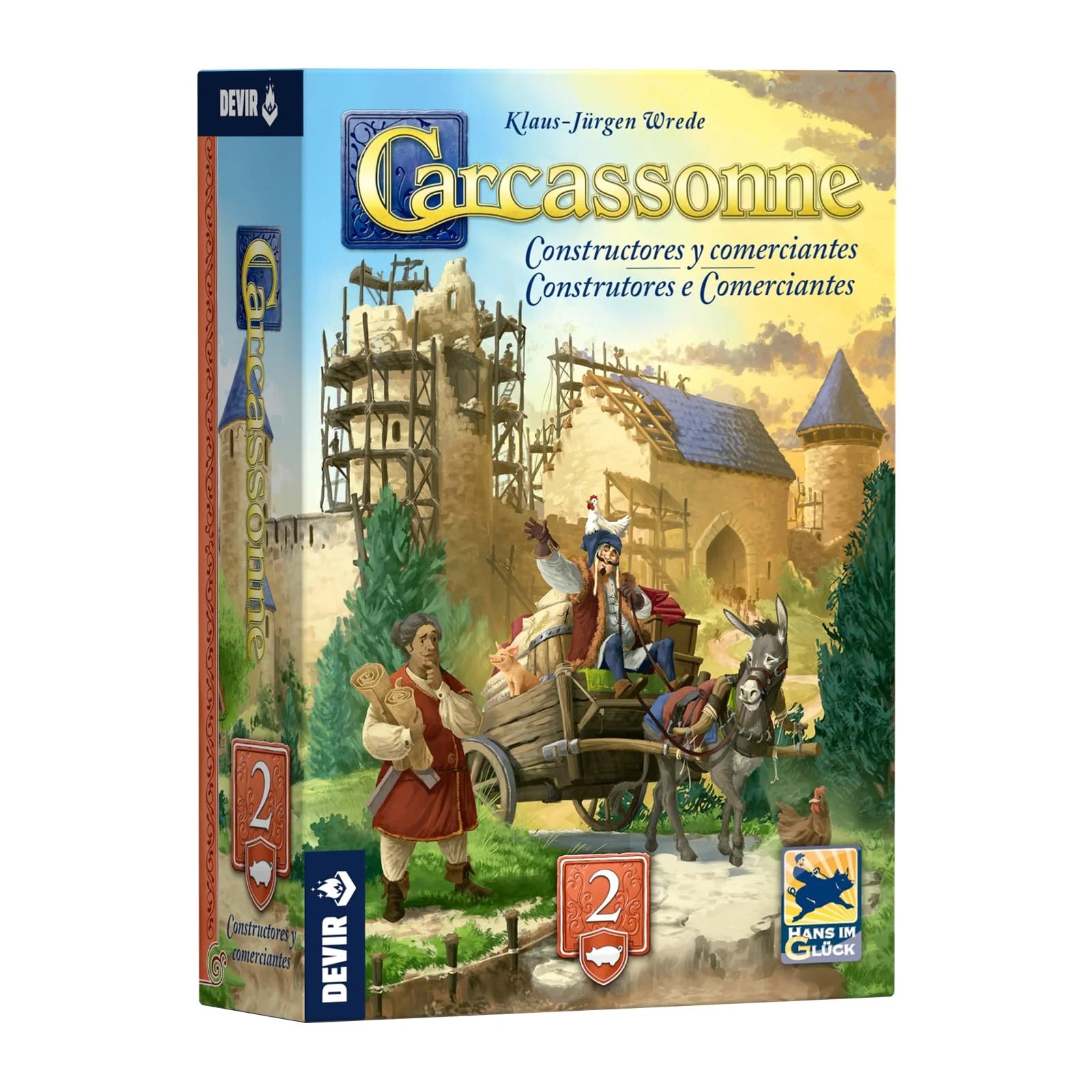 Carcassonne: Constructores y Comerciantes Expansión (Español)