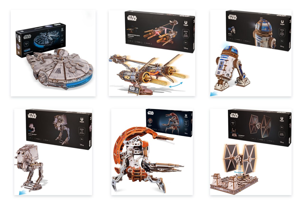 UGEARS Star Wars - Puzzles 3D