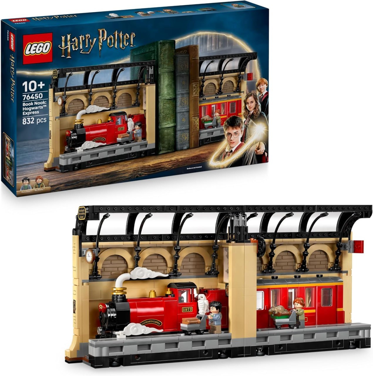 LEGO Harry Potter Rincón Entre Libros: Expreso de Hogwarts - Sujetalibros