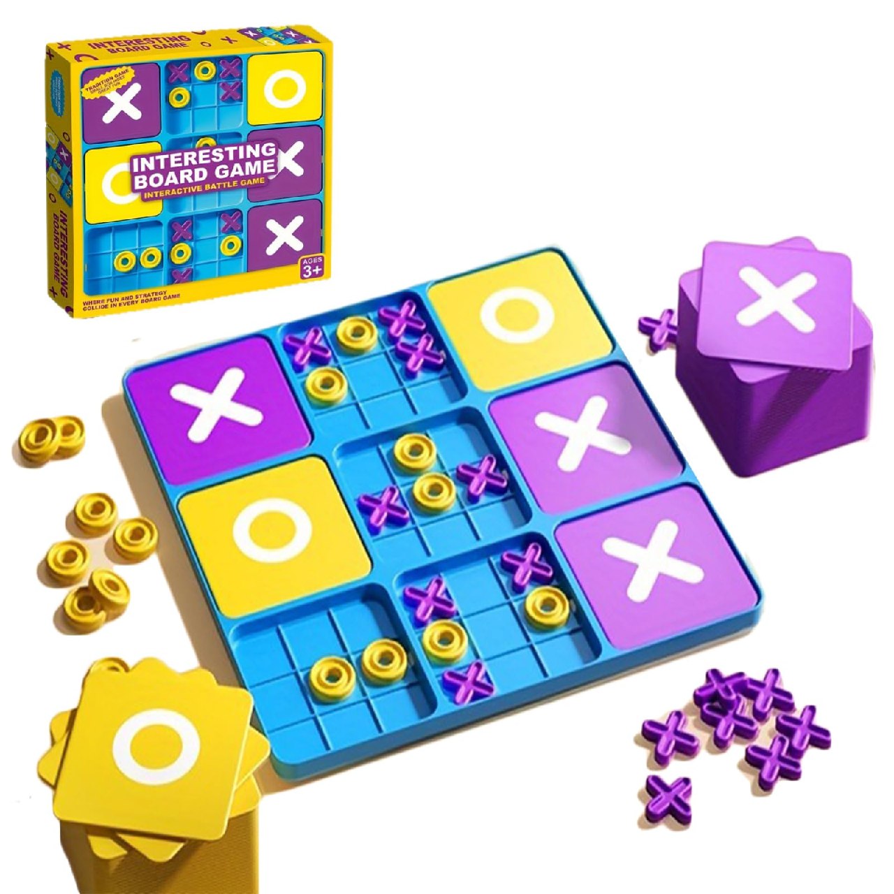 Tic-Tac-Toe Interactive Battle Game