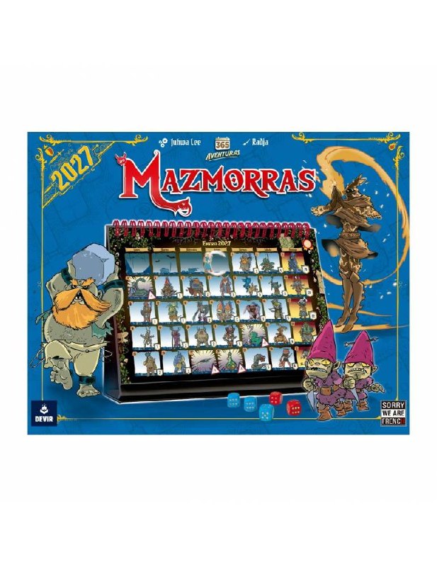 Calendario 365 Aventuras Mazmorra