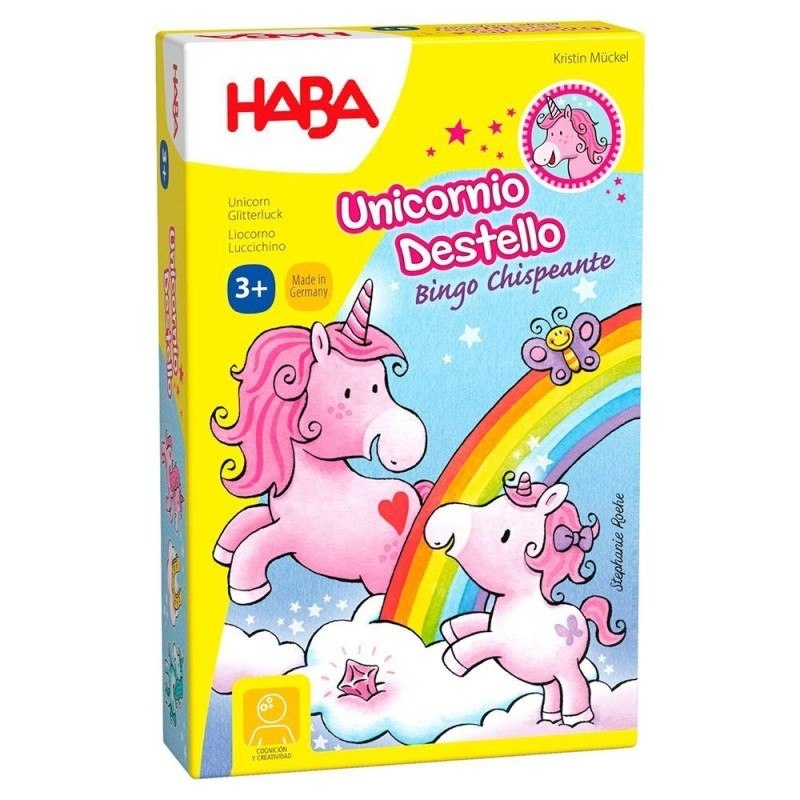Unicornio Destello Bingo Chispeante