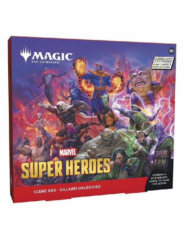 Magic Marvel Super Heroes Caja de Escena Villains Unleashed Ingles