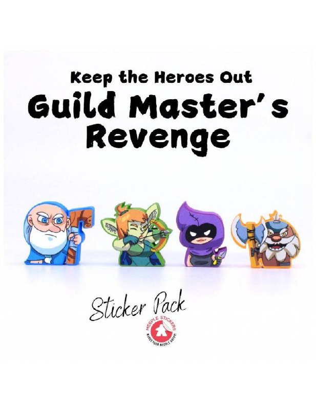 Keep The Heroes Out! Guild Master's Revenge Sticker Set