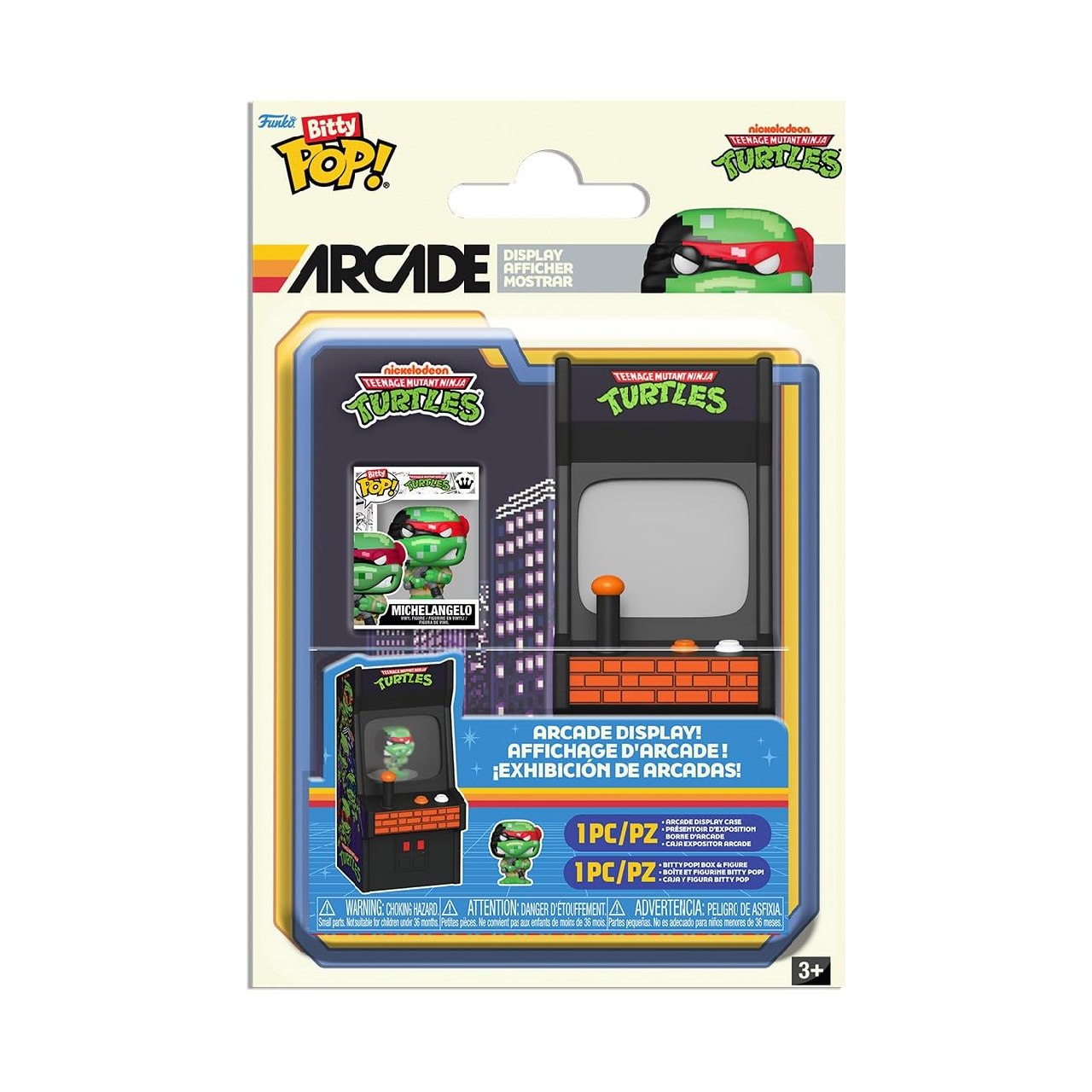Funko Pop! Bitty Arcade - Teenage Mutant Ninja Turtles (TMNT) - Michelangelo