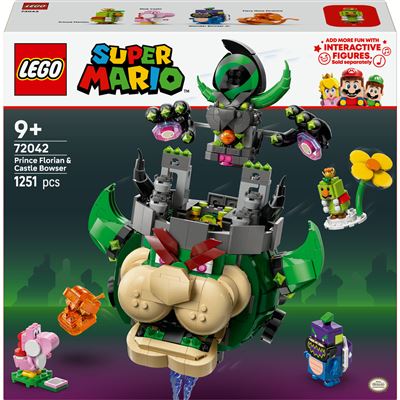 Lego Super Mario Príncipe Florian y Bowser Castillo