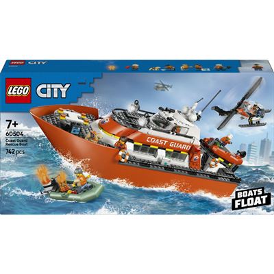 Lego City Barco y Helicóptero de Rescate de Guardacostas