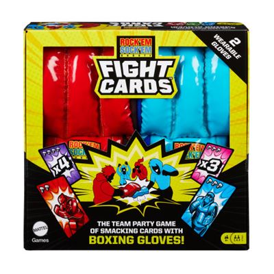 Mattel Games Rock'em Sock'em Robots Cartas de Lucha