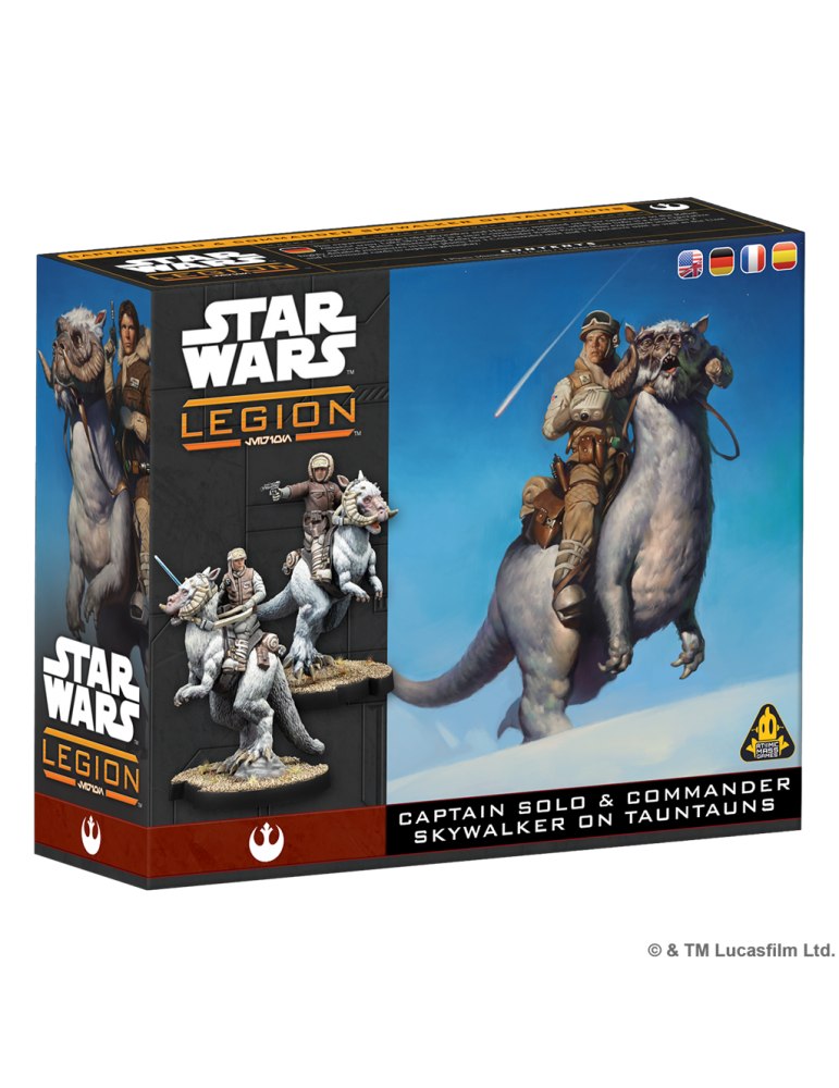Sw Legión Han Solo Luke Skywalker On Tauntaun