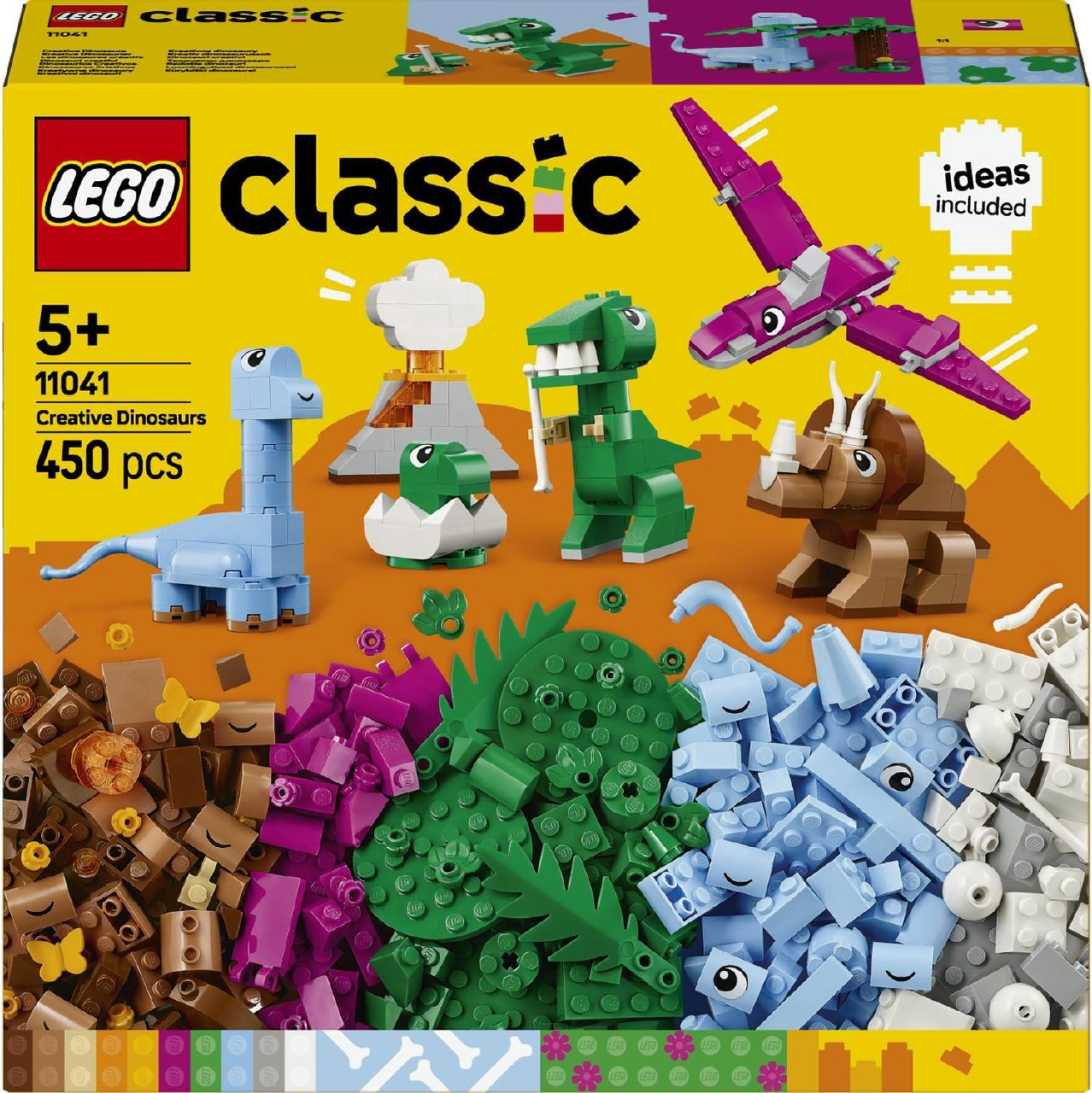 Lego Classic Dinosaurios Creativos 450 Piezas