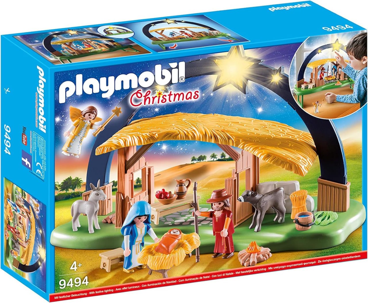 Portal de Belén con Luz Playmobil Christmas