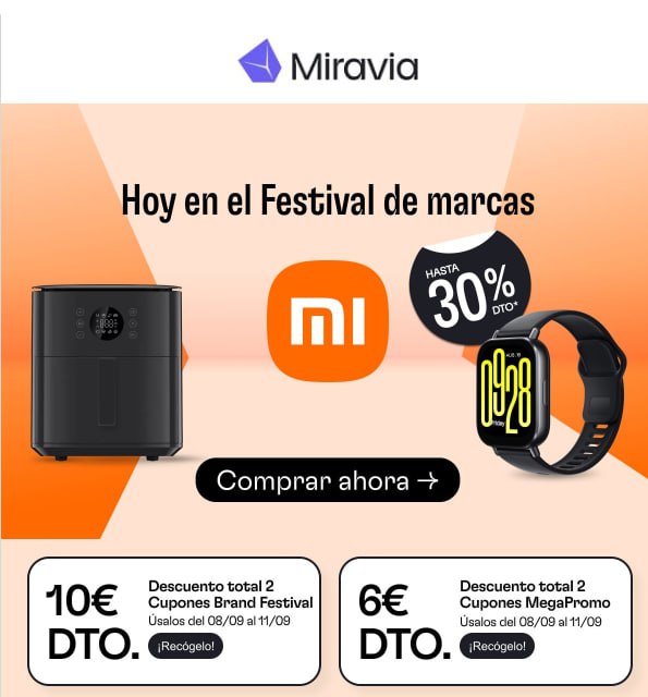 🛍 PROMOCIÓN en MIRAVIA 👇