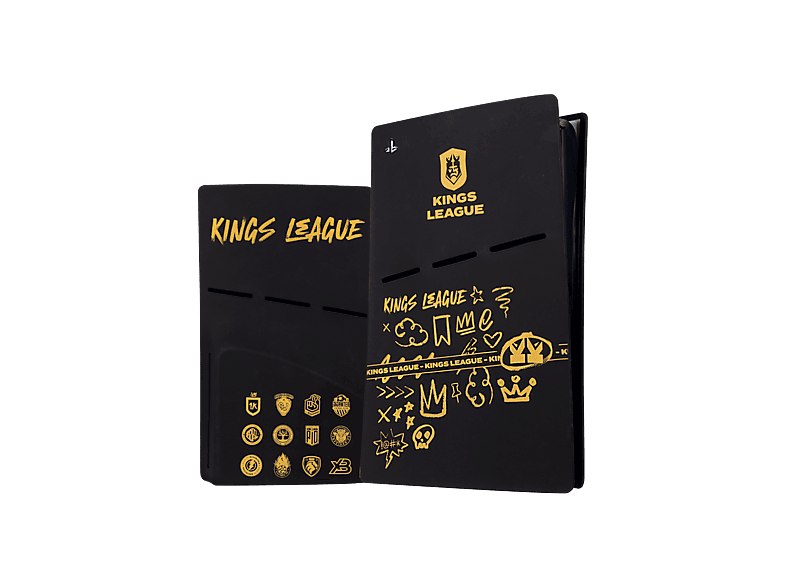 Funda PS5 Fr Tec Kings League PS5 Slim Silicone Cover para PS5 Slim Negro