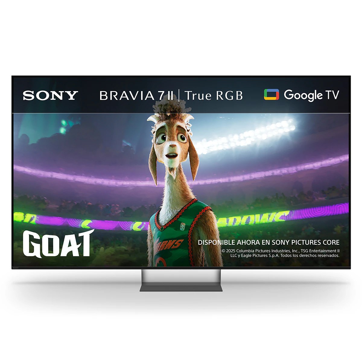 Tv 65" Sony Bravia 7 II 65xr75m2 True RGB, Led 4K HDR, Dolby, Vision/atmos, Google Tv/cast, Apple Airplay, Eco Dashboard, Game Menu, Ideal PS5, 120 Hz
