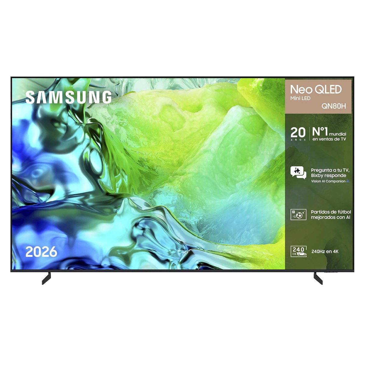 TV Neo QLED Mini LED 254cm (100") Samsung Tq100qn80hauxxc 4K Smart TV con Vision AI Football Mode 144Hz